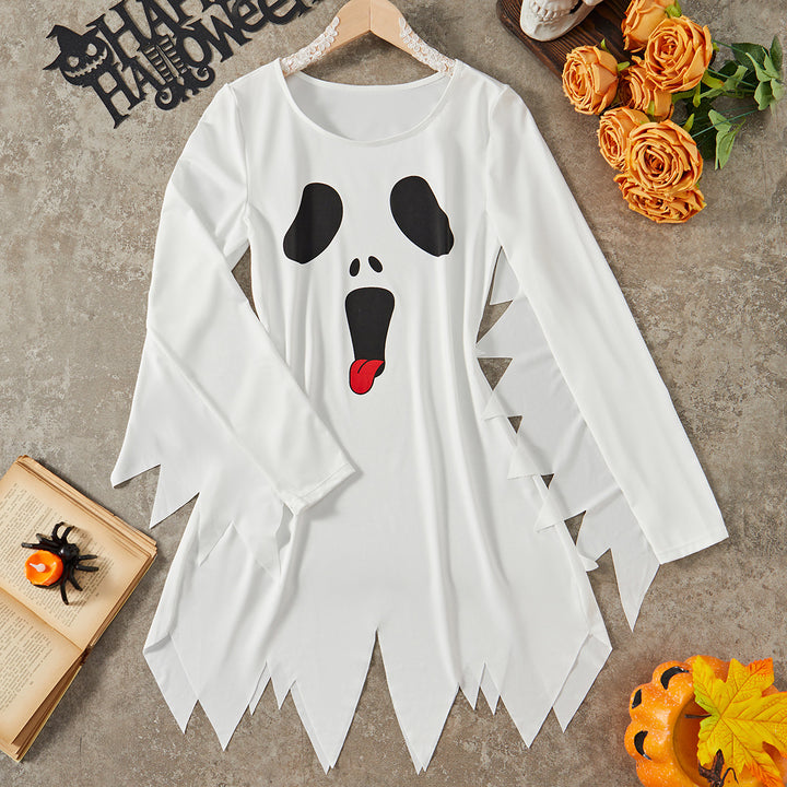 Ghostly Wink Halloween Lounge Romper