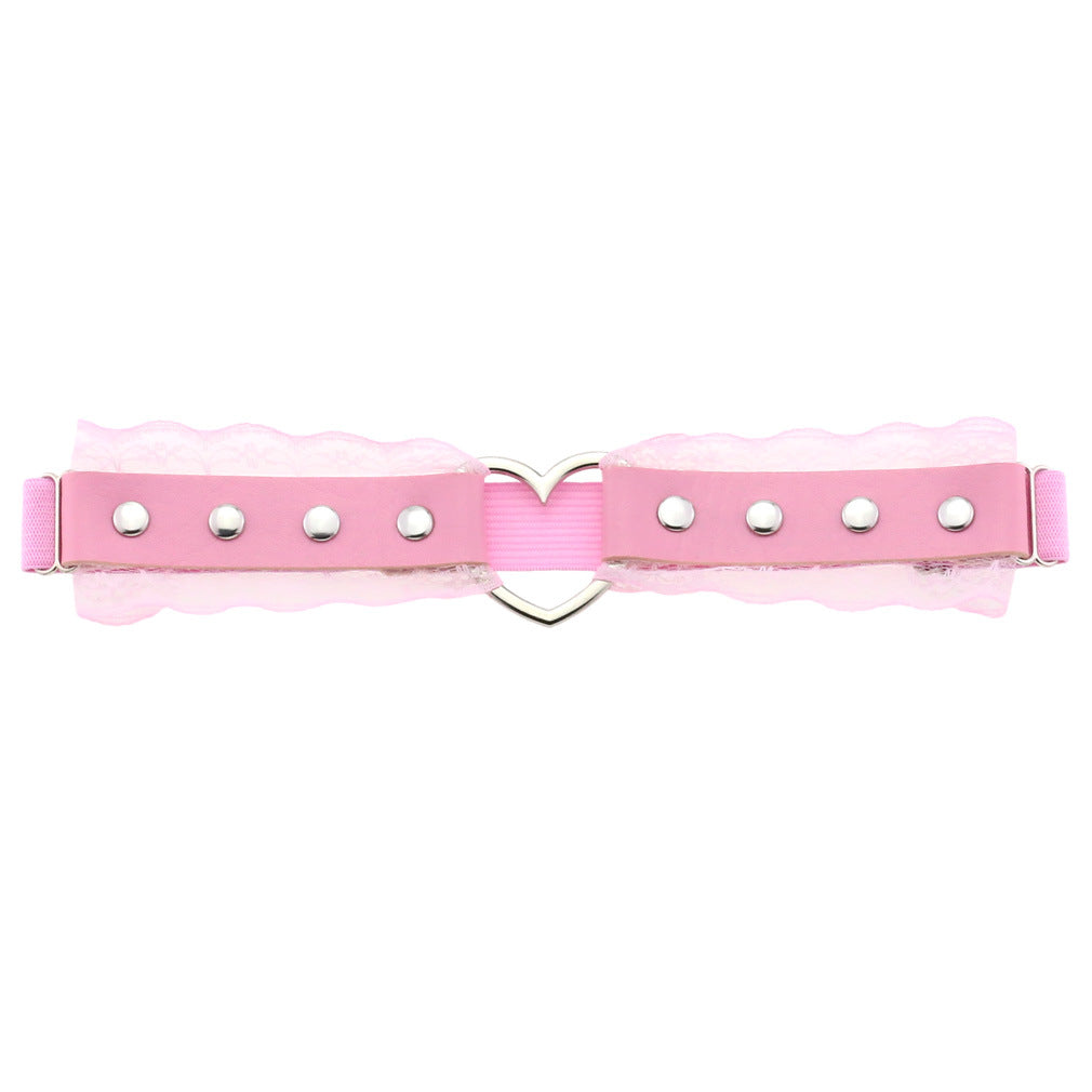 Heart Lace Thigh Garter