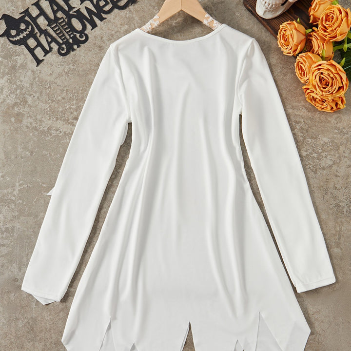 Ghostly Wink Halloween Lounge Romper