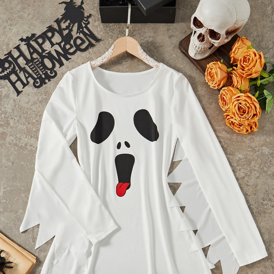 Ghostly Wink Halloween Lounge Romper