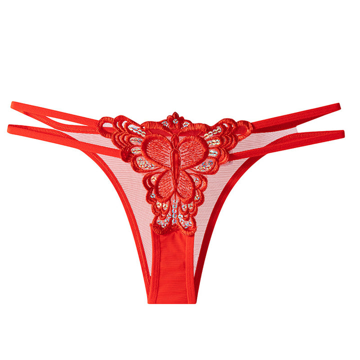 Seraphina Jewel Lace Thong