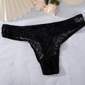 Sexy Sheer Floral T-Back Underwear