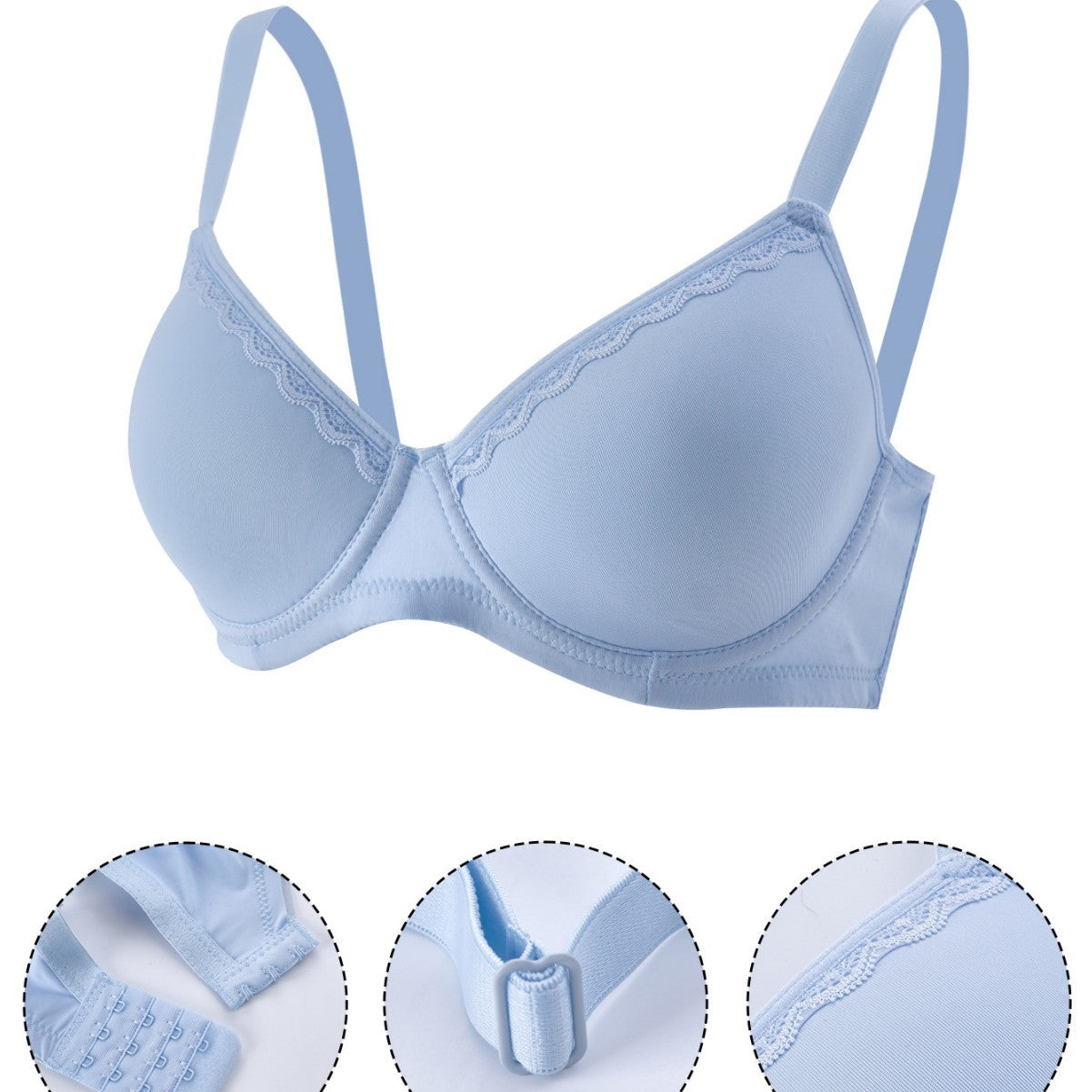 Soft Supportive Everyday Bra with Adjustable Straps