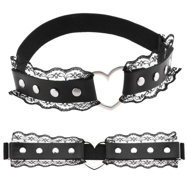 Heart Lace Thigh Garter