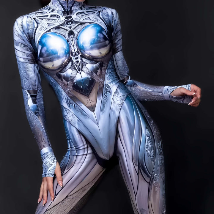 Cryonix Sculpted Cyber Armor Catsuit