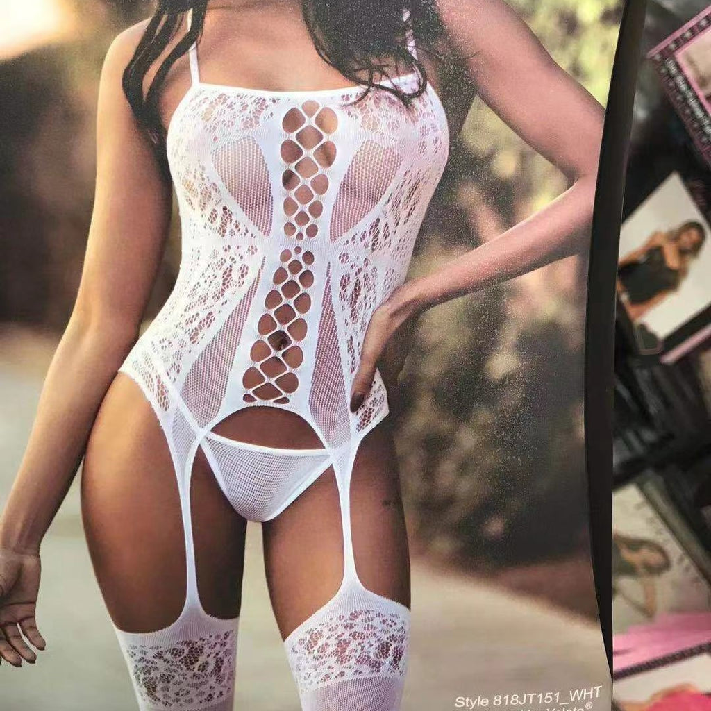 Sheer Lace Bodystocking