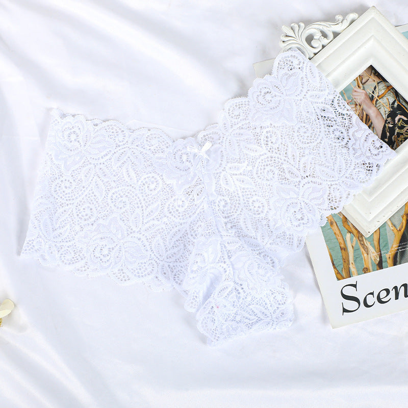 Floral Lace Bikini Panties