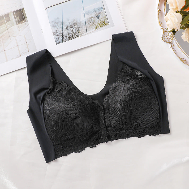Elegant Front Closure Push Up Lingerie with Supportive Fit
