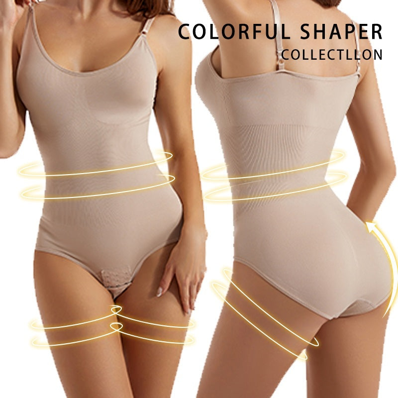 Seamless Full Body Tummy Control Shaping Camisole with Adjustable Straps