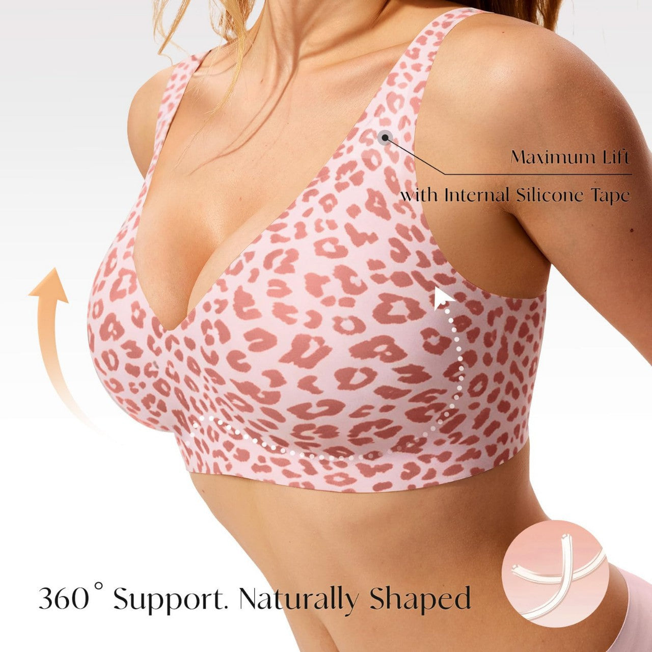 Women's V Neck Wireless Bralette