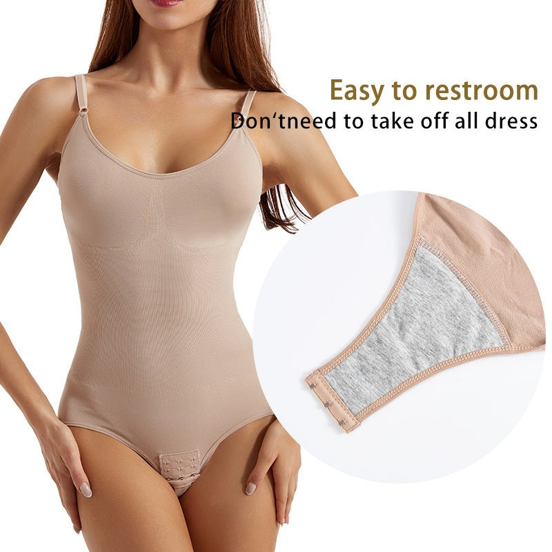 Seamless Full Body Tummy Control Shaping Camisole with Adjustable Straps