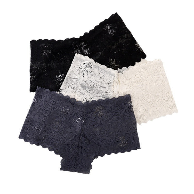 Elegant High Waist Lace Underwear