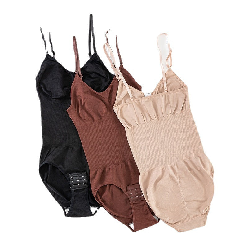 Seamless Full Body Tummy Control Shaping Camisole with Adjustable Straps