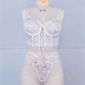 Women's Luxury Lace Bustier Lingerie Set