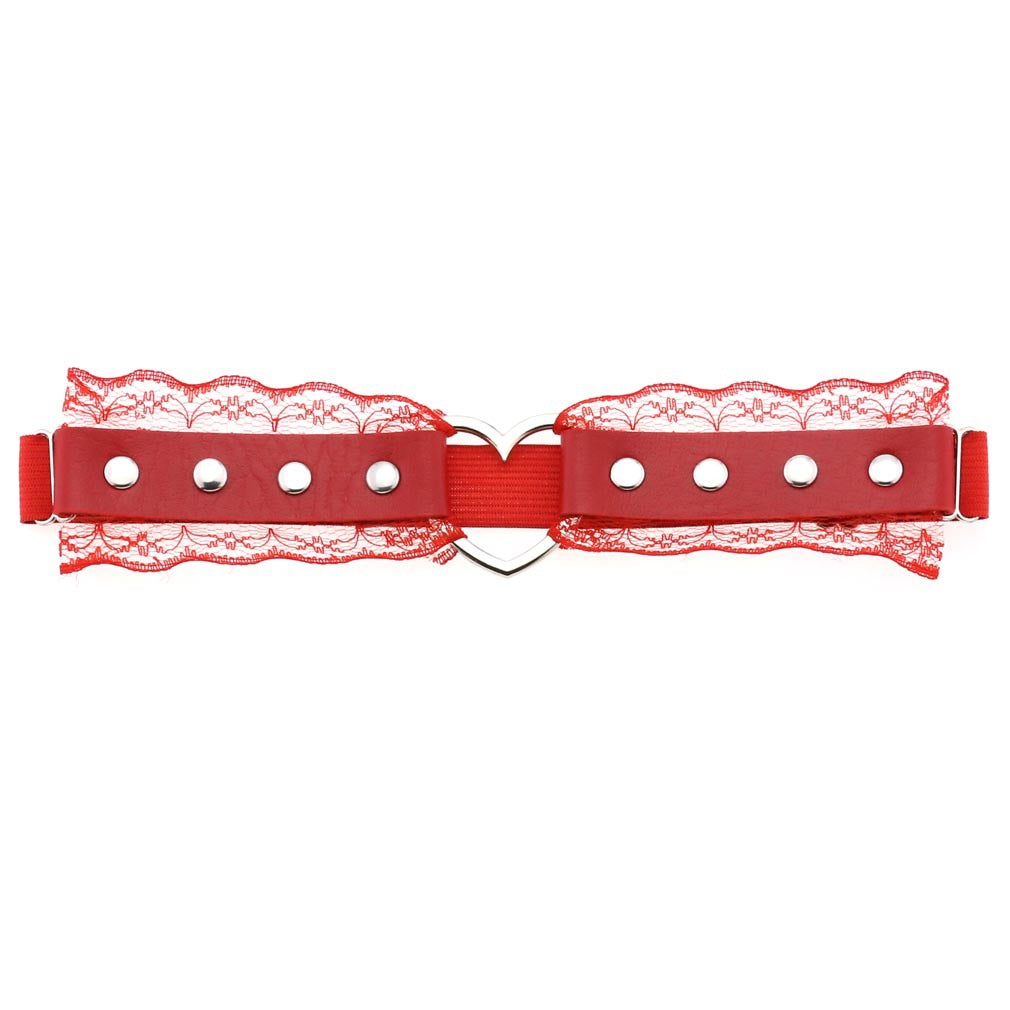 Heart Lace Thigh Garter