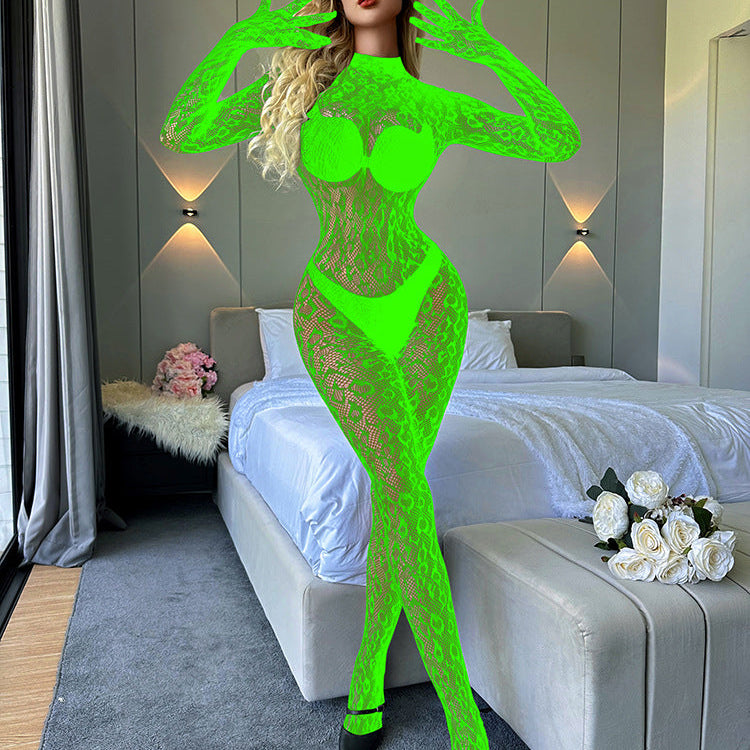 Virelune Sculpted Lace Full-Body Bodystocking