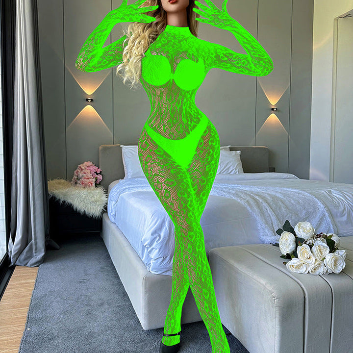 Virelune Sculpted Lace Full-Body Bodystocking